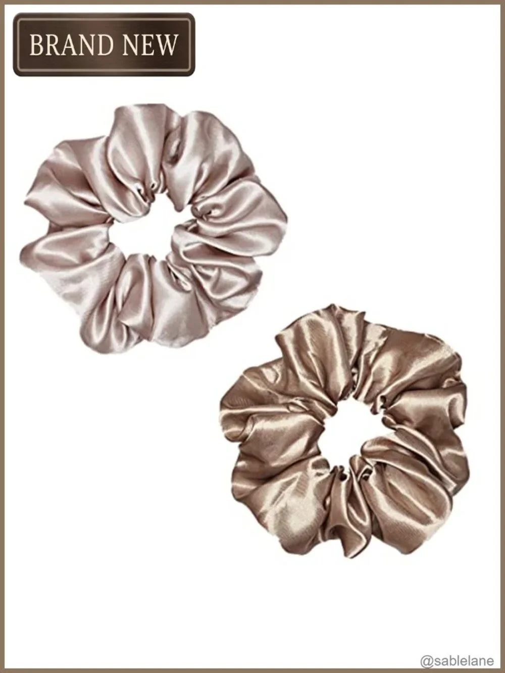 12 Pcs Satin Silk Scrunchies Soft Hair Ties Elastic Ponytail Holders Hair Bands
